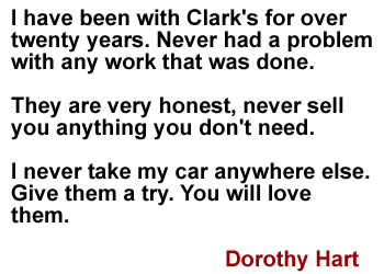 Dorothy's Testimony - Clark's Auto Clinic